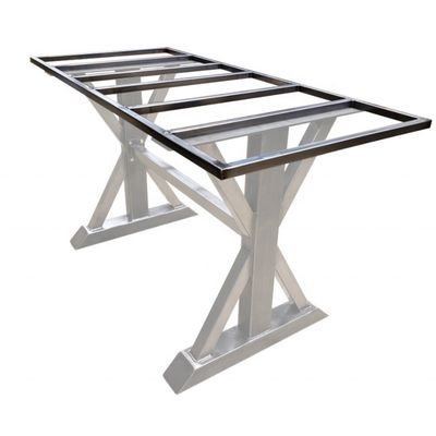 Muebles pesados personalizados Cuadro de oficina cuadrado Escritorio de café Mesa de comedor Piernas/base