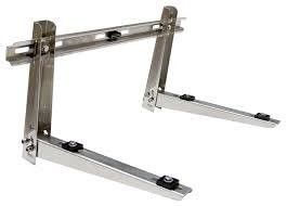 Brackets de acero de rollo frío de aluminio para soporte y rendimiento del aire acondicionado exterior