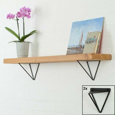 Soporte de pared de montaje de aluminio metálico pulido a medida con proceso de perforación