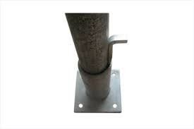 Hebei Road Side Steel Sign Base de poste y soportes superiores de aire acondicionado