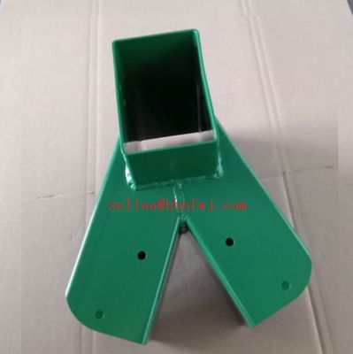Estampado de la hoja de conector de unión de muebles metálicos con material de hierro en color personalizado