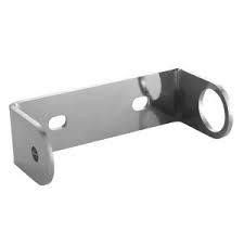 Acero inoxidable personalizado de montaje lateral de cristal de estantería de tubo de manivela de tubería de pared soporte para beneficio