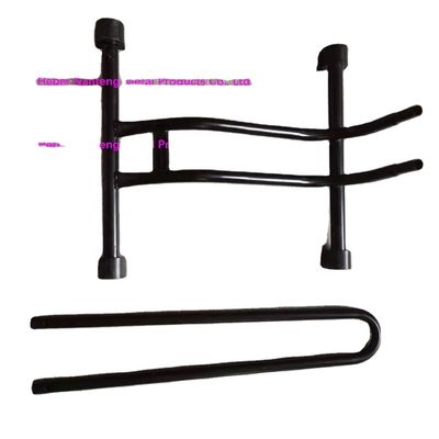 Soportes para bicicletas de piso de ahorro de espacio y bastidor negro para bicicletas para garajes Certificado ISO9001 2015