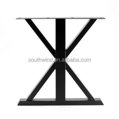 Fabricado en Aluminio "Z" Diseño de Acero Piernas de mesa de comedor/cocina Producto de estilo industrial