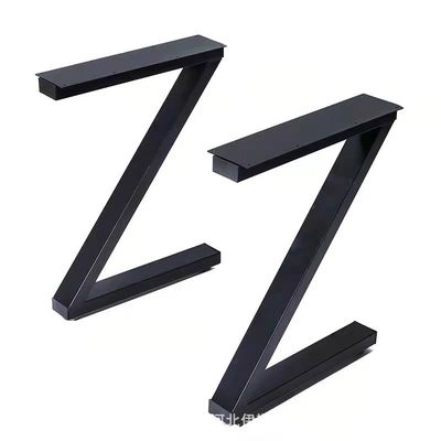 Fabricado en Aluminio "Z" Diseño de Acero Piernas de mesa de comedor/cocina Producto de estilo industrial