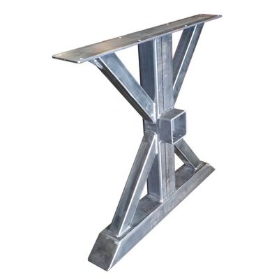 Fabricado en Aluminio "Z" Diseño de Acero Piernas de mesa de comedor/cocina Producto de estilo industrial