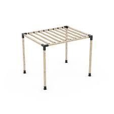 El cliente solicitó el kit de soportes de pergola de Nanfeng hecho de material de acero inoxidable
