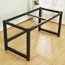 100% de inspección Fabricación personalizada Base de mesa de barra de metal ajustable y extraíble