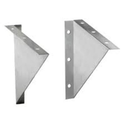 Brackets de montaje de pared de acero inoxidable de tamaño personalizado asequible para diferentes tamaños