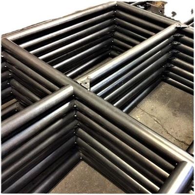 Proceso industrial de soldadura y mecanizado para piezas metálicas de marco de acero al carbono personalizadas