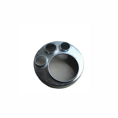 Revestimiento en polvo Máquinas OEM Metal prensado en profundidad tapa de lámpara de dibujo / piezas de hardware de la vivienda