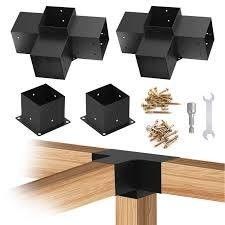Solicitud del cliente Nuestro kit de soportes de pergola de acero está hecho con varios espesores