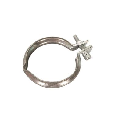 Clampas para tuberías metálicas con revestimiento galvanizado en caliente con opciones estándar o no estándar