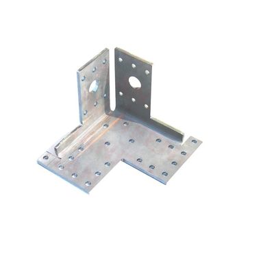 90 grados L forma de acero de esquina soporte de estampado de hardware Parte 0,1-3,0 mm de espesor