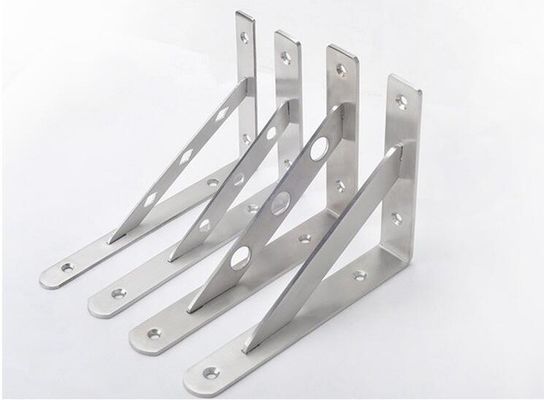 90 grados L forma de acero de esquina soporte de estampado de hardware Parte 0,1-3,0 mm de espesor