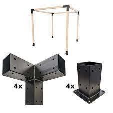Kit de soportes de pergola de acero chino a precios de venta al por mayor para piezas de aire acondicionado