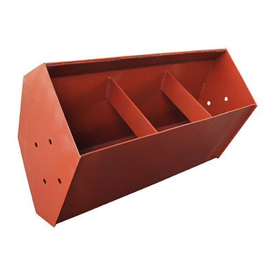 Cubo de trituradora de acero al carbono personalizado con proceso de estampado y otra estructura