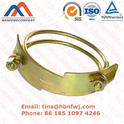 Brackets de montaje de pared de tuberías de acero inoxidable con recubrimiento en polvo negro para OEM
