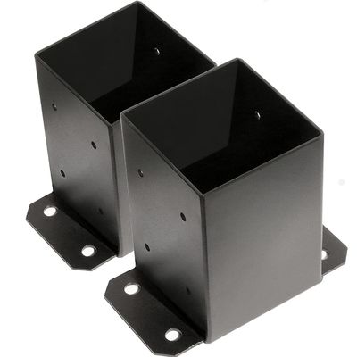 Proceso de flexión de diseño personalizado de base de metal recubierto de potencia recubierto de negro