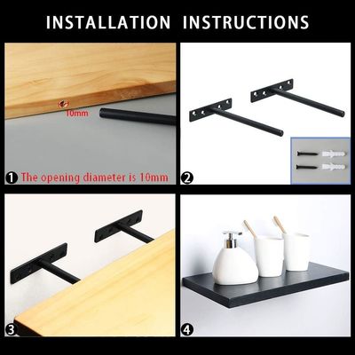 Accesorios metálicos para soportes de mesa personalizados en blanco con muestra
