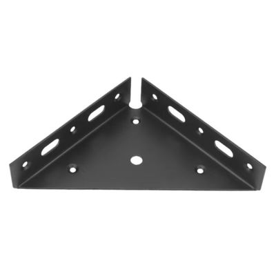 Accesorios de soporte triangular de acero inoxidable metálico personalizados para soporte pesado