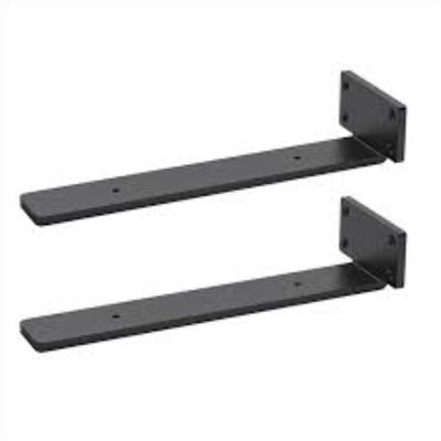 Precios razonables soportes de estantería de acero personalizados montados en la pared para piezas de aire acondicionado
