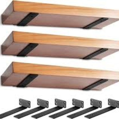Brackets de estantería de acero personalizado montado en la pared con inspección interna