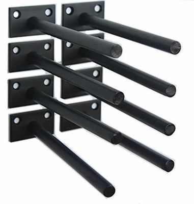 Soportes de estantes de acero montados en la pared personalizados para un rendimiento fuerte y duradero