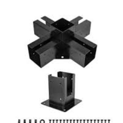 0.4-3 mm de espesor Kit de soportes de pergola de acero para requisitos personalizados por Nanfeng