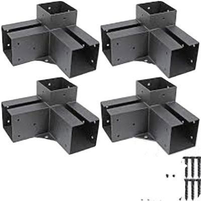 0.4-3 mm de espesor Kit de soportes de pergola de acero para requisitos personalizados por Nanfeng