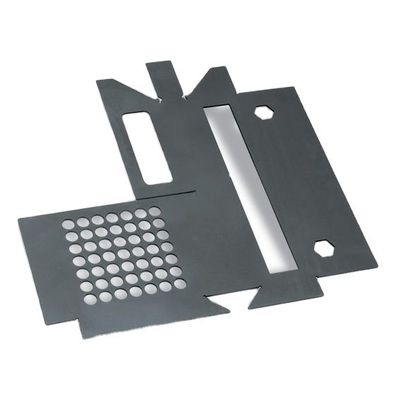 Estampado de aluminio personalizado Corte láser CNC agujero perforado de la hoja de metal piezas de flexión