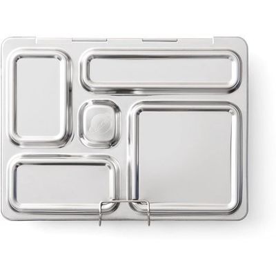 Caja de comedor de acero inoxidable personalizada con 5 compartimentos de trabajo pesado y revestido de energía
