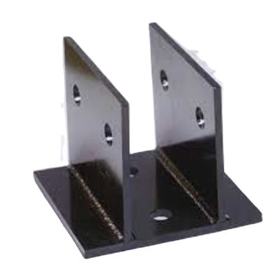 Estante flotante negro de metal personalizado soportes de hardware soportes ocultos invisibles estantes de L soportes 290g
