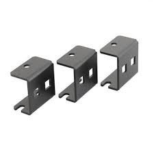 Multipurpose 290g canal doble ranura pared vertical estante de metal soporte de vidrio colgante