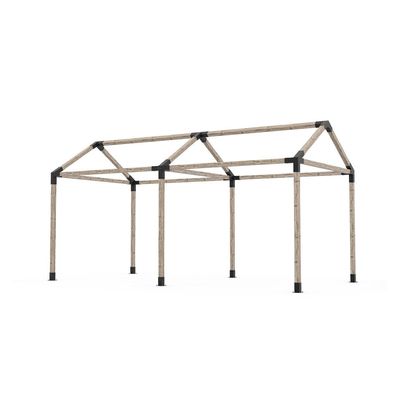 Bracket triangular personalizado 3-Way Angle Corner Pergola Brackets 4x4 Kit para objetos de apoyo