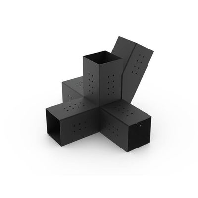 Bracket triangular personalizado 3-Way Angle Corner Pergola Brackets 4x4 Kit para objetos de apoyo