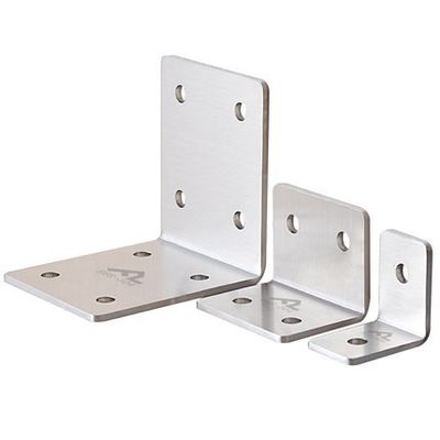 Brackets de banco de aluminio de forma L U Z de latón Inspección interna y diseño personalizable