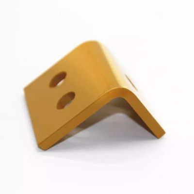 0.4-3 mm espesor soporte de esquina de estampado de acero galvanizado personalizado para montaje fijo