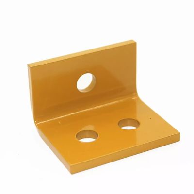 0.4-3 mm espesor soporte de esquina de estampado de acero galvanizado personalizado para montaje fijo