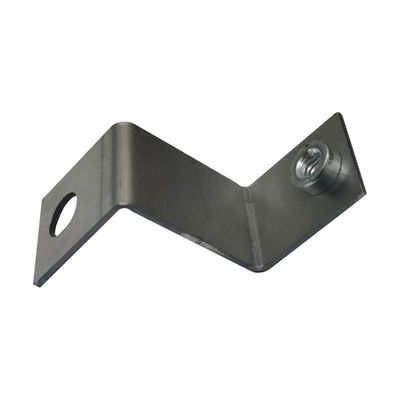 0.4-3 mm espesor soporte de esquina de estampado de acero galvanizado personalizado para montaje fijo