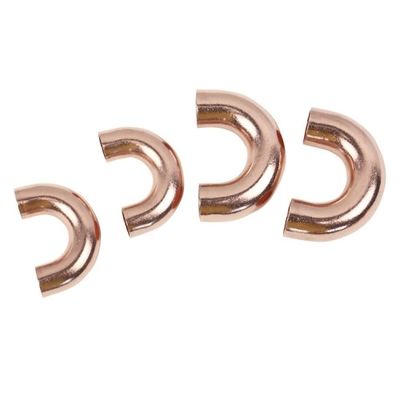 0.5mm-25mm espesor Custom OEM cobre U Bend con 180 grados de codo de tuberías y accesorios