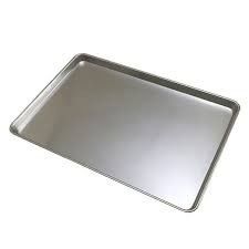 Personalización 304 acero inoxidable bandeja de horno rectangular cuadrado con material de aluminio