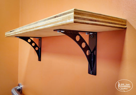 Soporte de pared de latón OEM personalizado para el proceso de estantería y estampado por Nanfeng