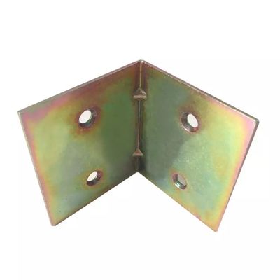Estructura de un solo lado soporte de metal personalizado con acero inoxidable recubierto de polvo negro