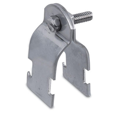 Clampas de tubos de acero inoxidable galvanizadas de metal personalizadas para un rendimiento duradero