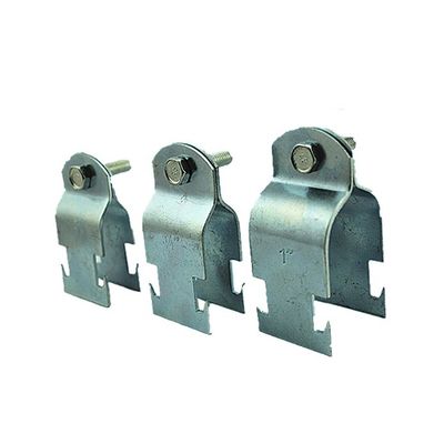 Clampas de tubos de acero inoxidable galvanizadas de metal personalizadas para un rendimiento duradero