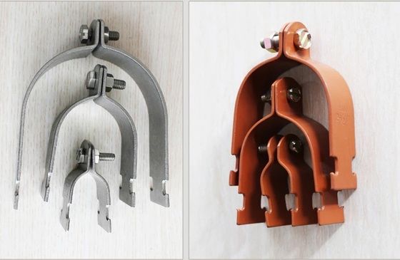 Clampas de tubos de acero inoxidable galvanizadas de metal personalizadas para un rendimiento duradero