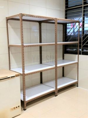 Estante de almacenamiento sin pernos de aluminio para almacenamiento y estantes Tamaño de demanda de los clientes