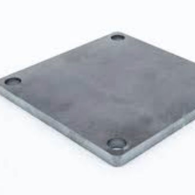 Fabricación de placas de base rectas de acero inoxidable hechas a medida a precios asequibles