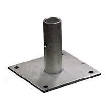 Fabricación de placas de base rectas de acero inoxidable hechas a medida a precios asequibles